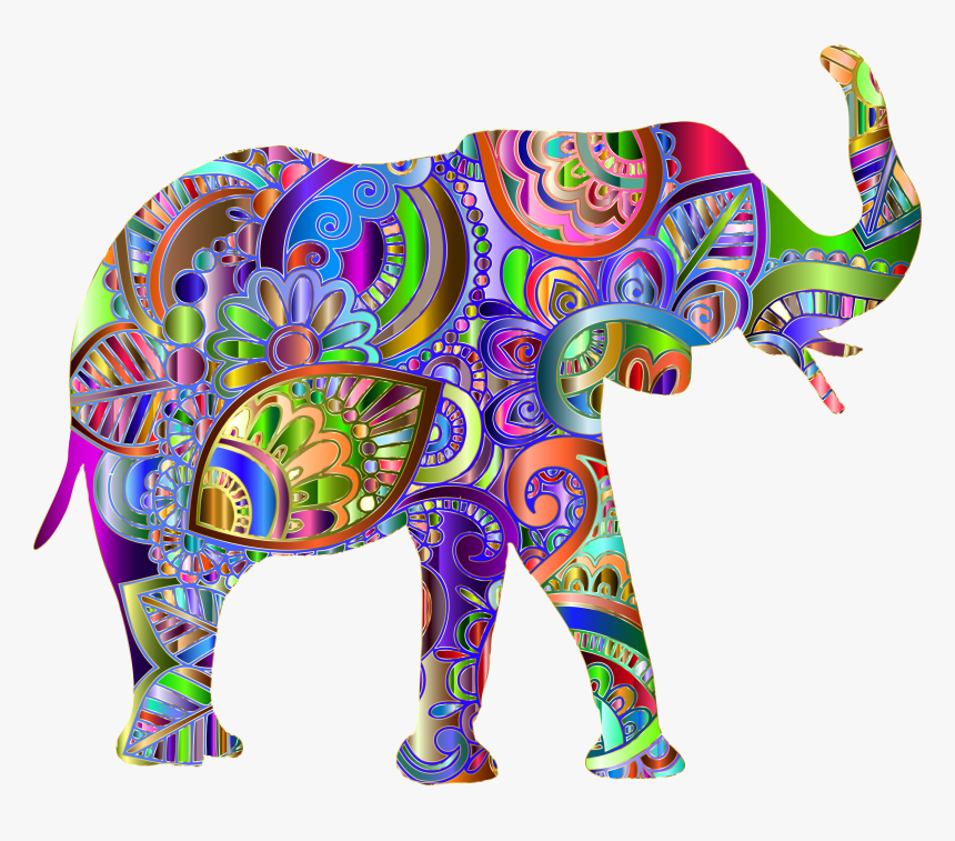 Asian Elephant Clipart 5 Elephant - Indian Elephant, HD Png Download