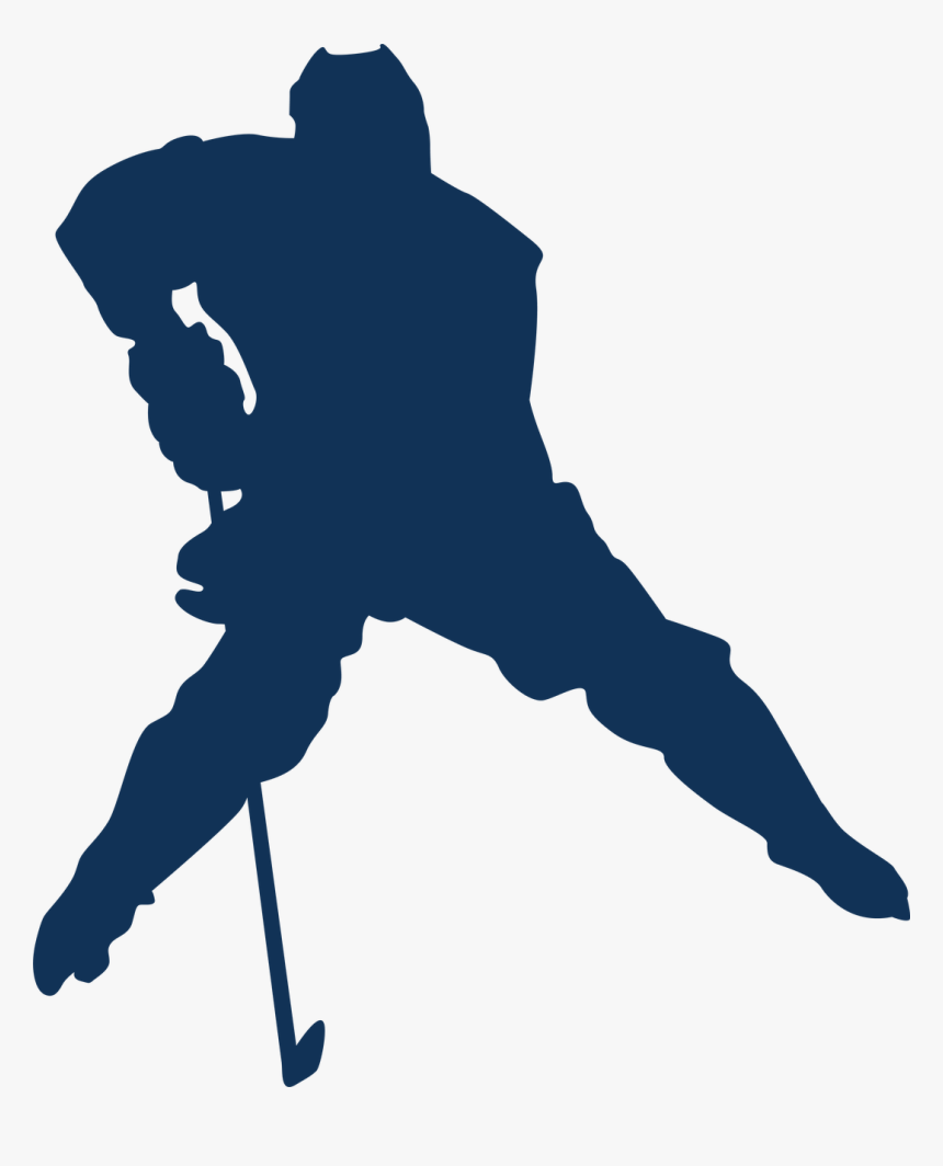 Hockey Silhouette, HD Png Download