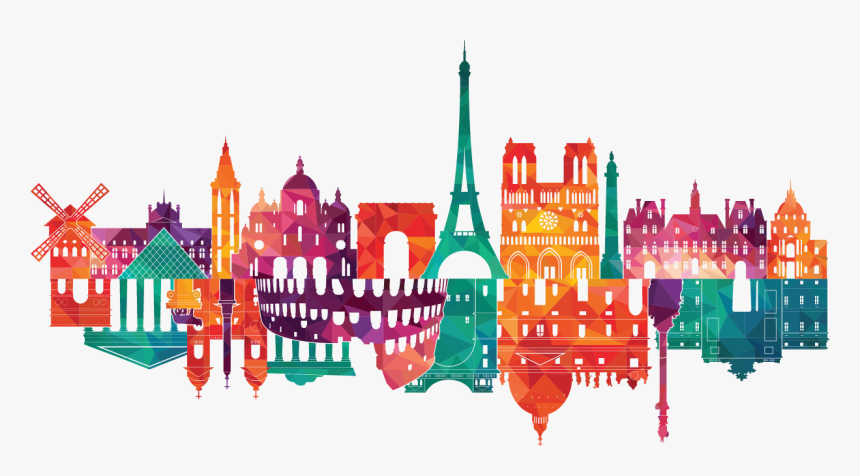 Paris Vs Rome - Paris Clipart Building Paris, HD Png Download