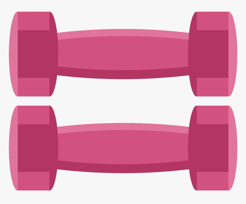 Transparent Hand Weights Clipart - Dumbbell, HD Png Download