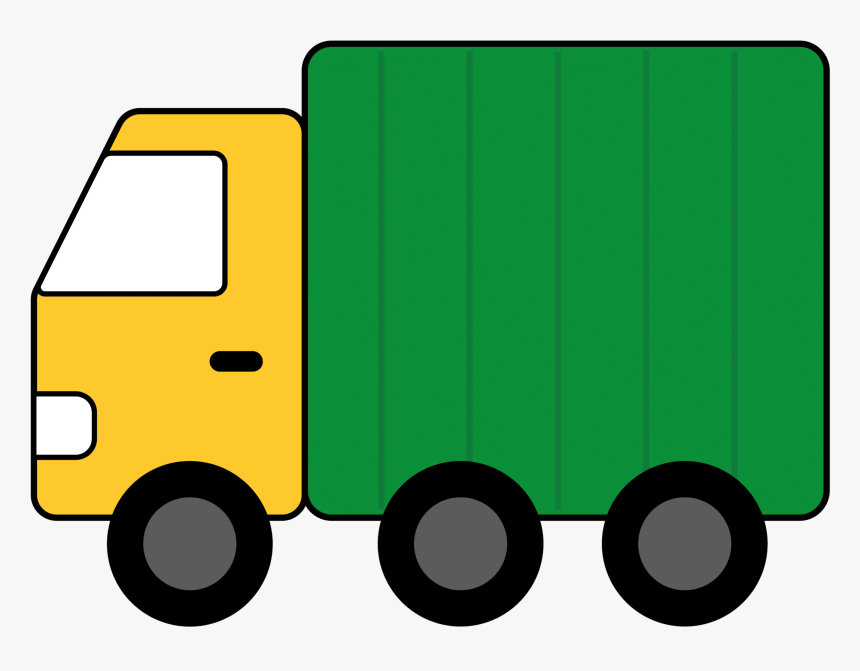 Dump Truck Silhouette At - Clip Art Truck, HD Png Download