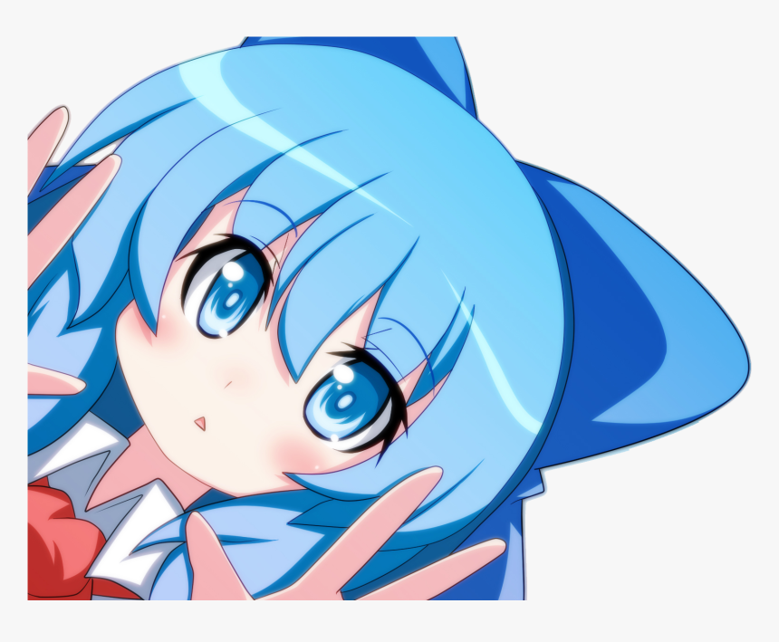 Cute Anime Girl With Long Bangs, HD Png Download