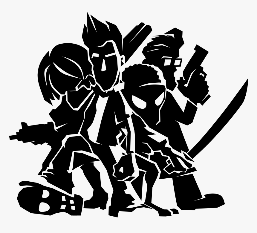 Zombies Silhouette All Zombies Must Die Photography - Plants Vs Zombies Siluetas, HD Png Download