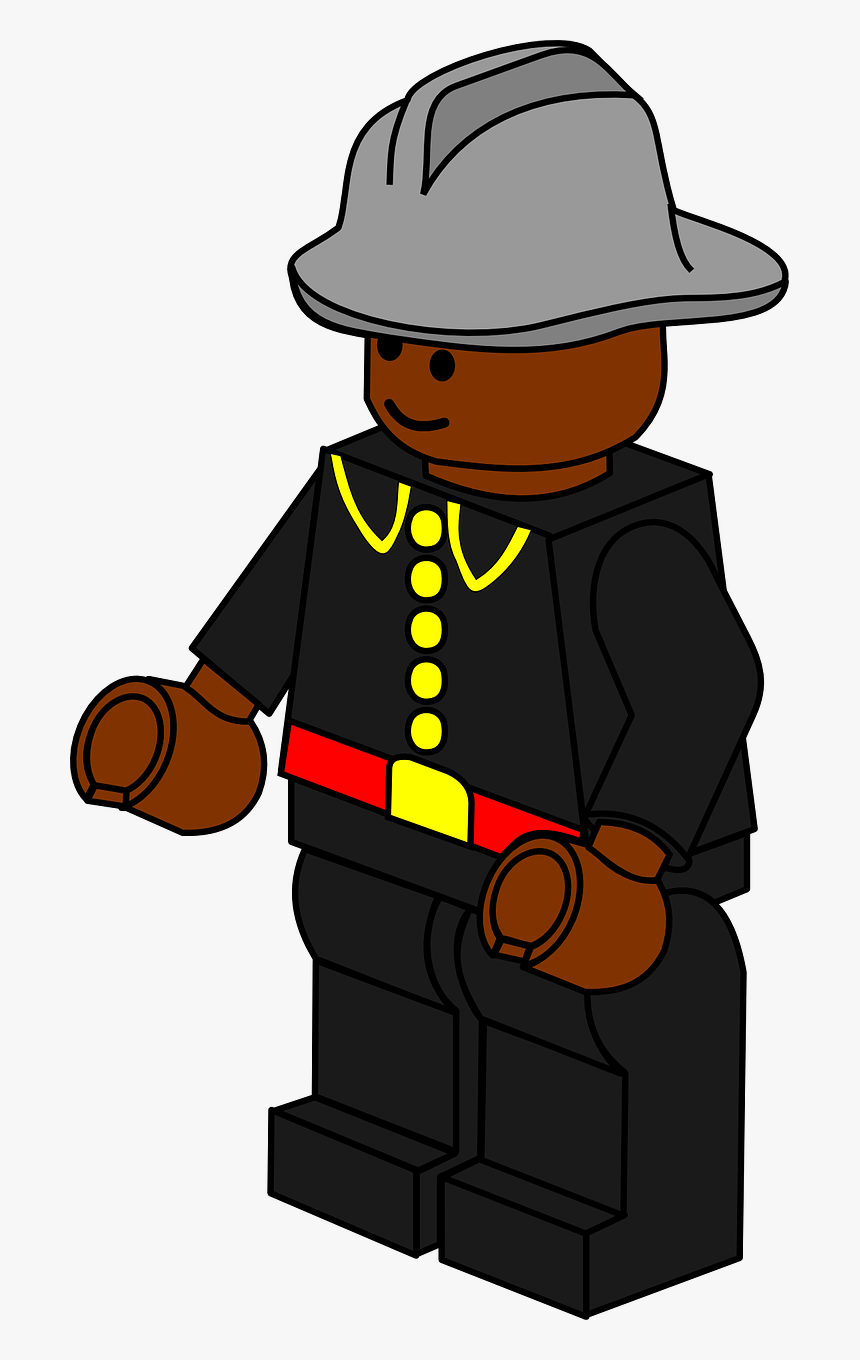 Fireman Lego Toy Free Picture - Lego Clipart, HD Png Download