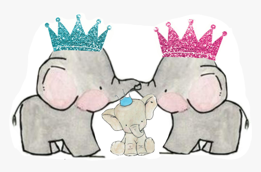 #mummy #daddy #babyelephant #family #elephant #love - Mummy Daddy And Baby Elephant, HD Png Download