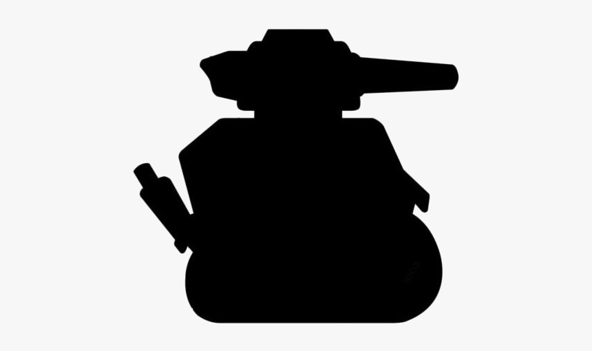 Military Tank Army Truck Silhouette Transparent Background - Silhouette, HD Png Download
