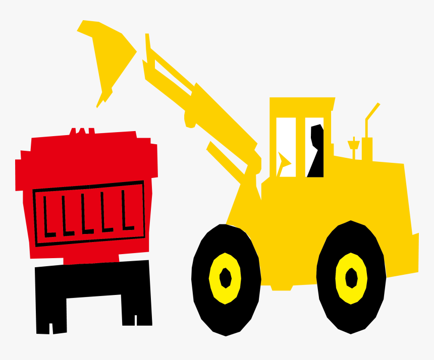 Kenworth W900 Bulldozer Excavator - Excavator, HD Png Download