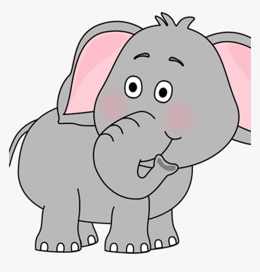 Elephant Clip Art Cute - Clip Art Elephant Png, Transparent Png