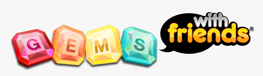 Gemswithfriends Logo - Gems With Friends Logo, HD Png Download