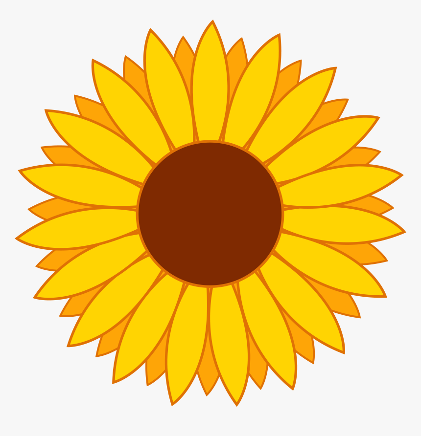 Sunflower Clipart Transparent Png - Sunflower Clipart, Png Download