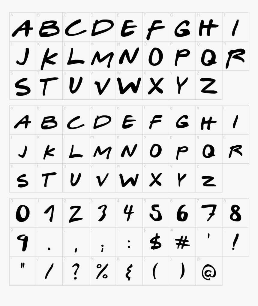 Gabriel Weiss - Friends Font, HD Png Download