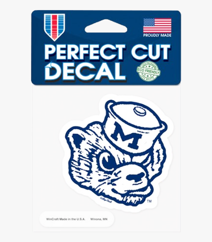 Old School Michigan Wolverine Logo - Draw A Michigan Wolverine, HD Png Download