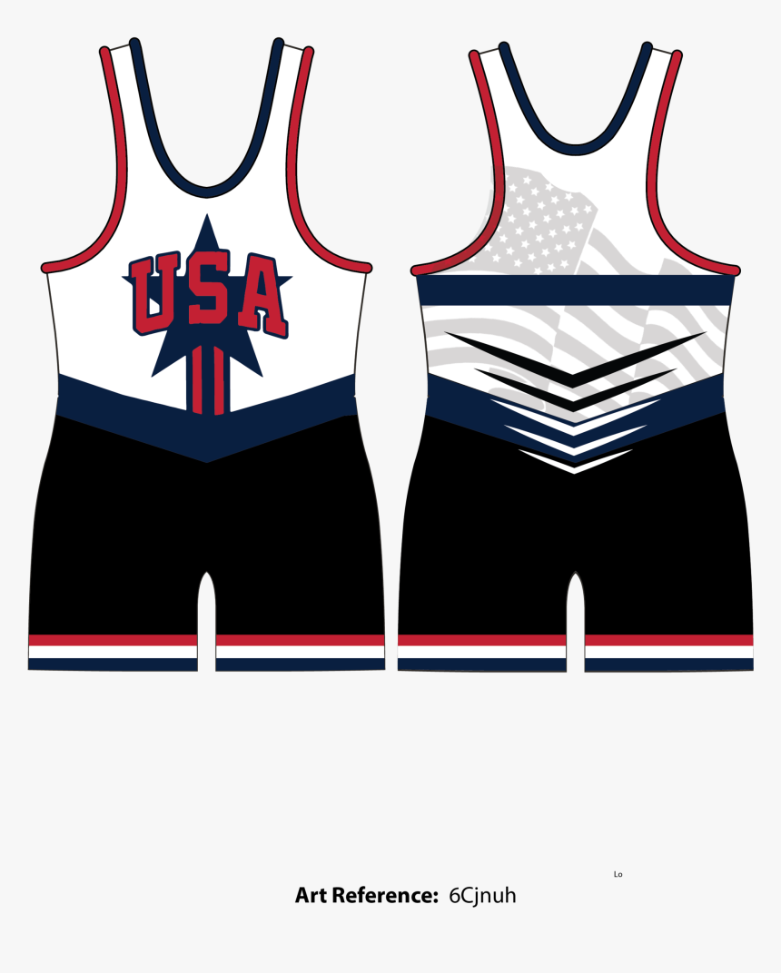 Usa Wrestling Singlet Eagle Men S Track Singlet - Undershirt, HD Png Download