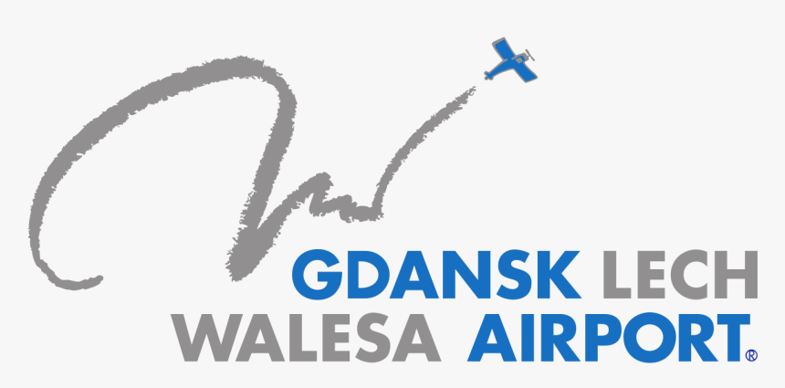 Flughafen Danzig Logo - Lech Walesa Airport Logo, HD Png Download