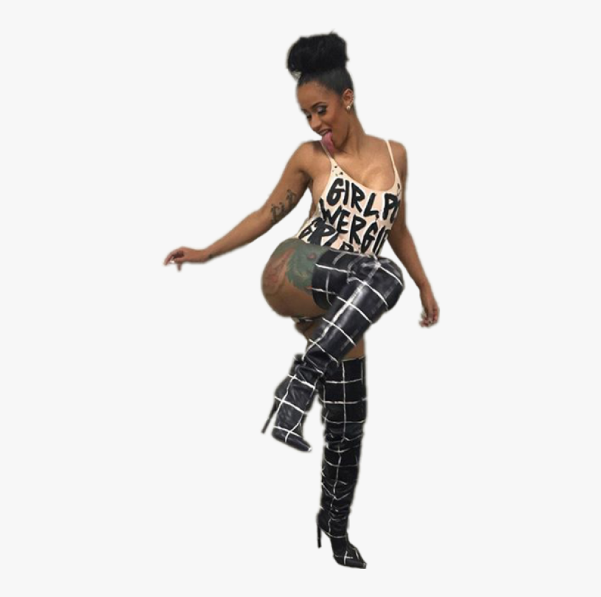 Cardi B Stripper Png, Transparent Png