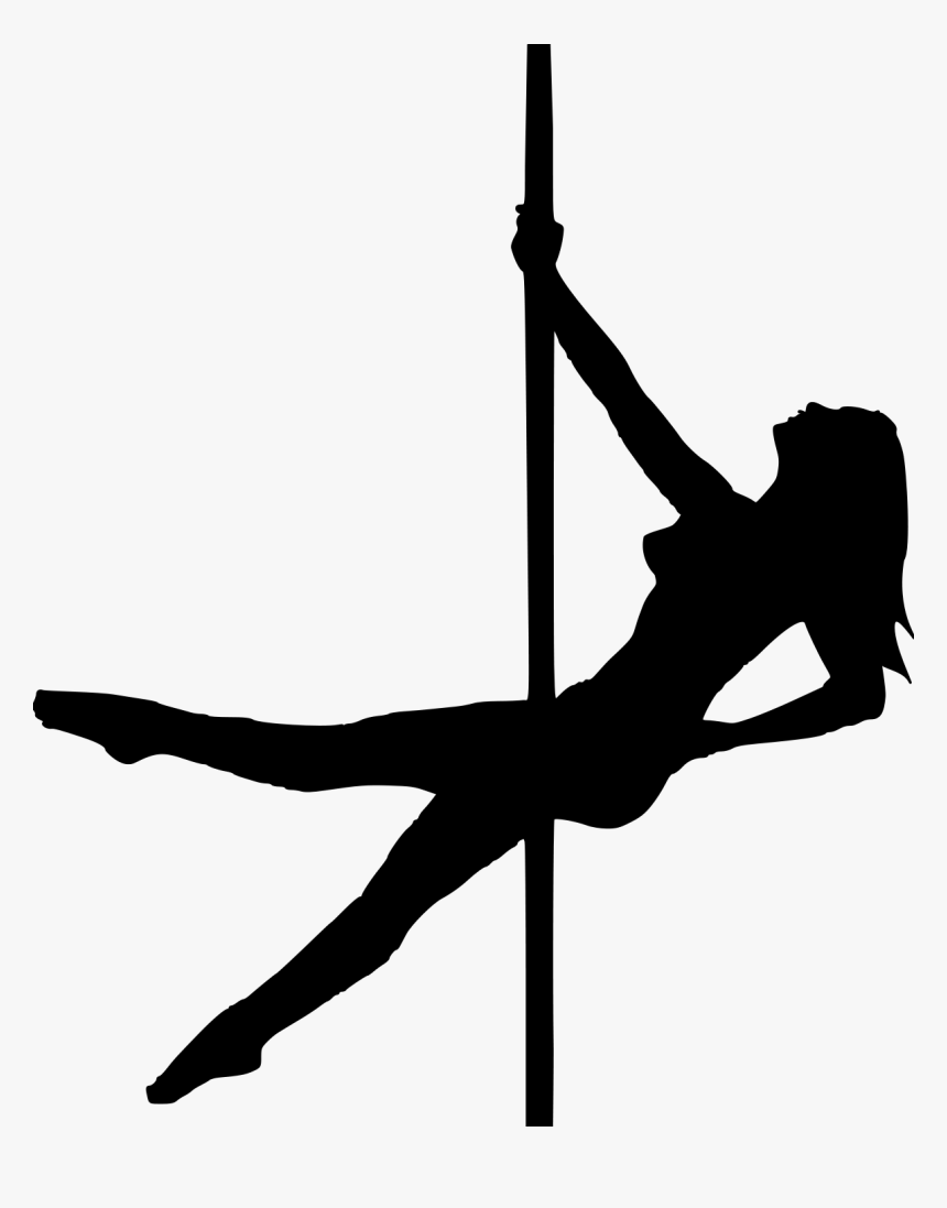 Sexy Pole Dance2 File Size - Pole Dance Clip Art, HD Png Download