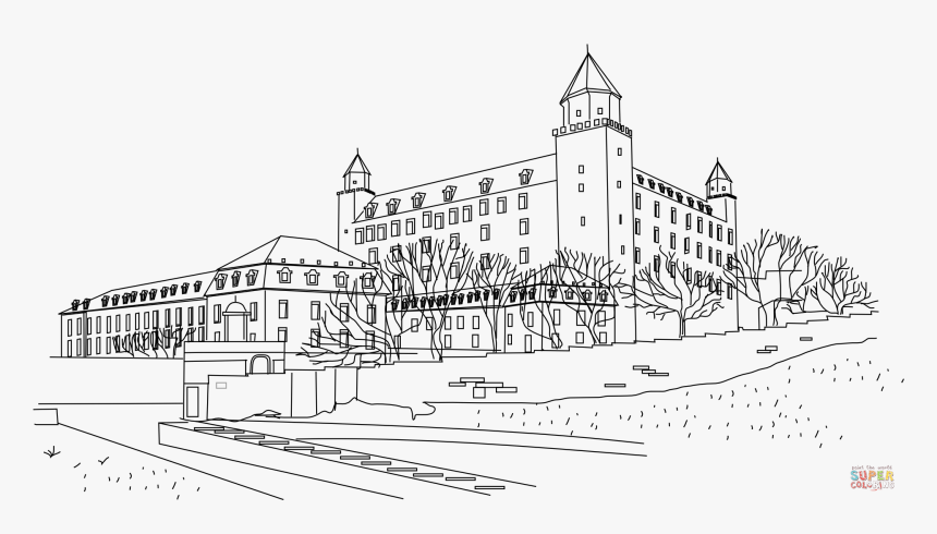 Palace Black And White, HD Png Download