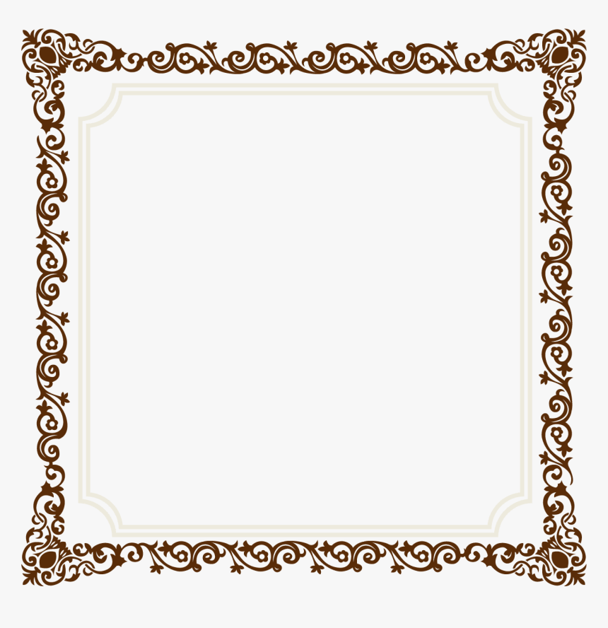 Frame Vector Vintage Border, HD Png Download