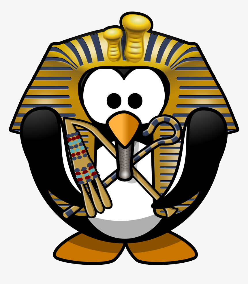 Tut Ankh Penguin Clip Arts - Egyptian Penguin, HD Png Download