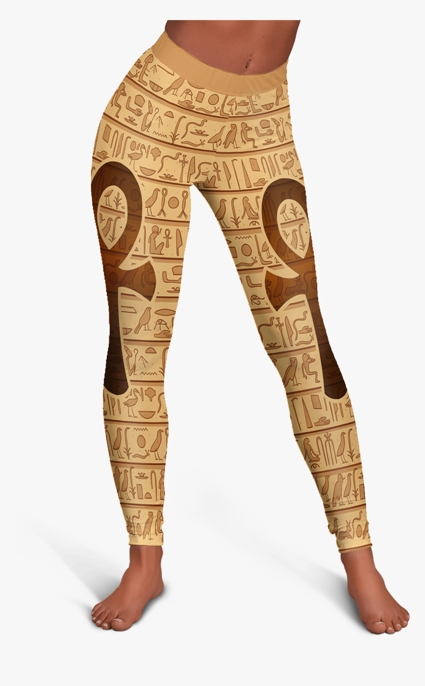Ankh Symbol Leggings 
 Class - Leggings, HD Png Download