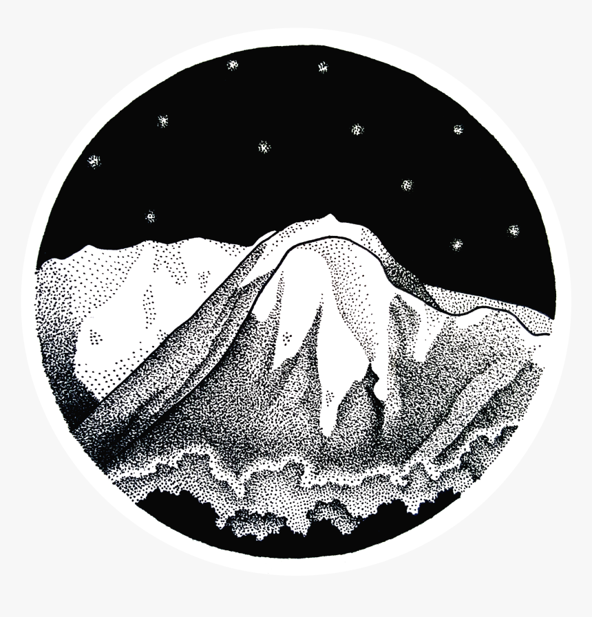 Mount Drawing, HD Png Download