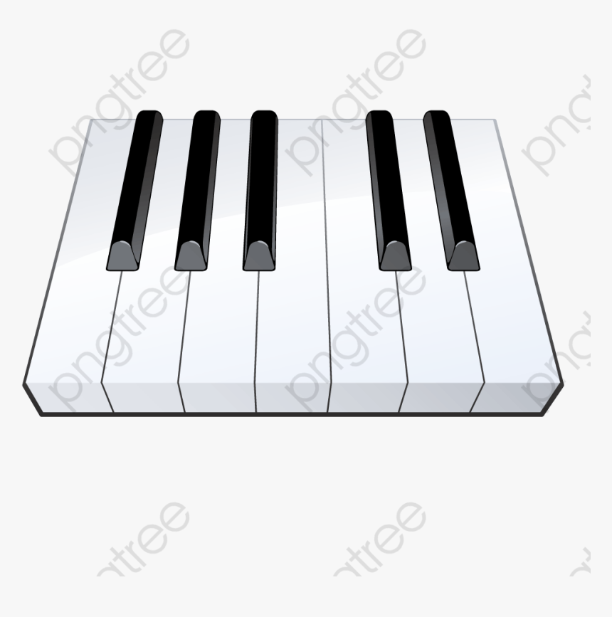 Transparent Play The Piano Clipart - Musical Keyboard, HD Png Download
