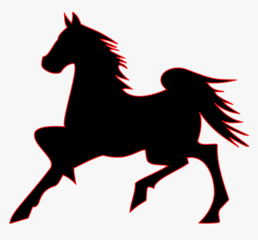 Transparent Horse Clipart - Horse Silhouette, HD Png Download