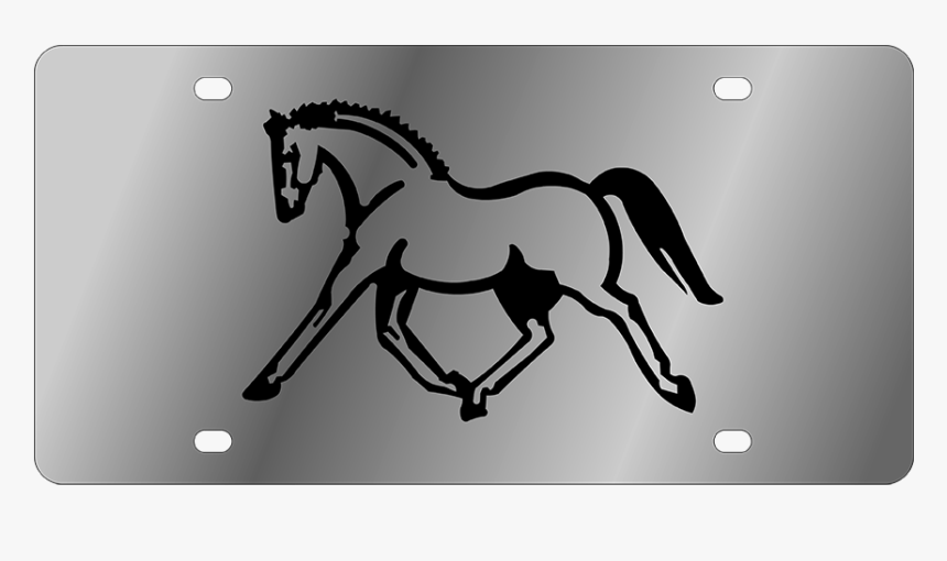 Lifestyle - Ss Plate - Horse - Mane, HD Png Download