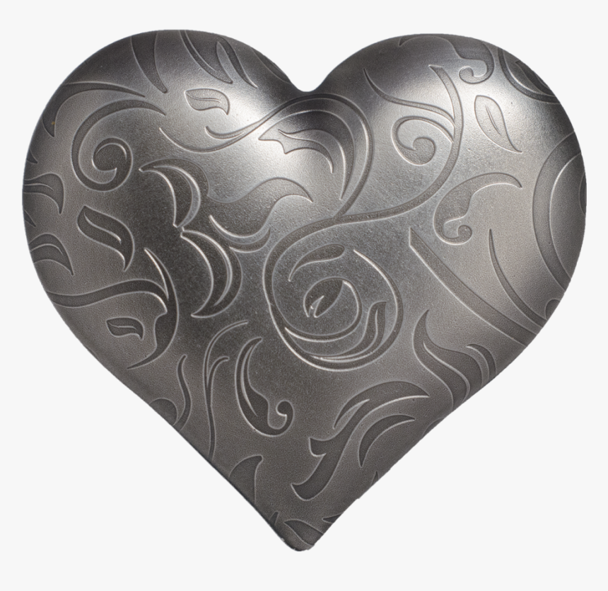 Silver Heart, HD Png Download