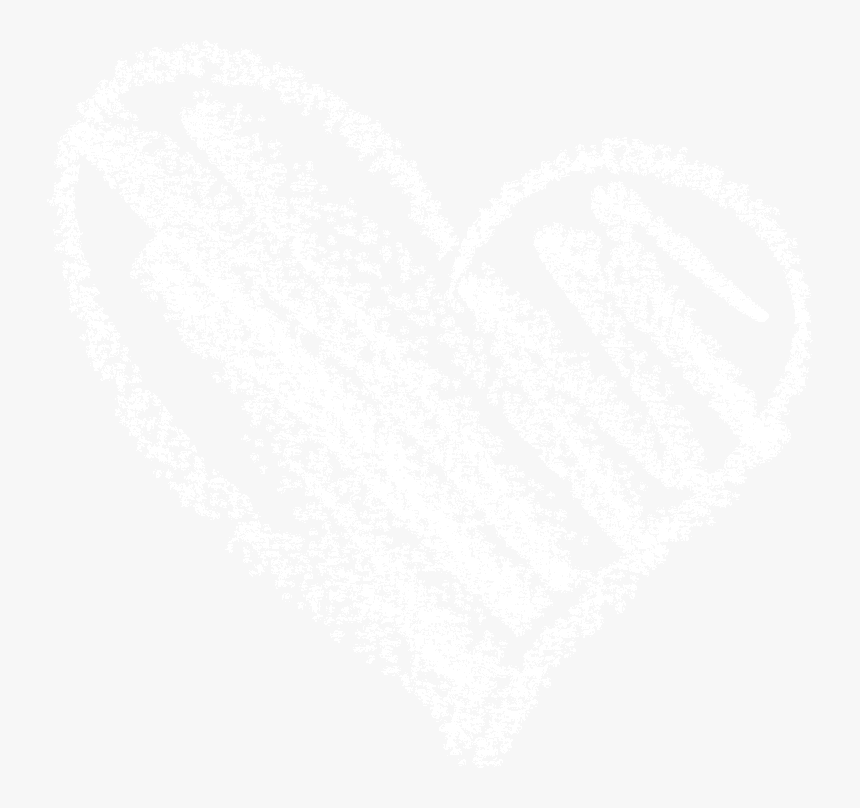 Chalk Heart Png - White Chalk Heart Png, Transparent Png