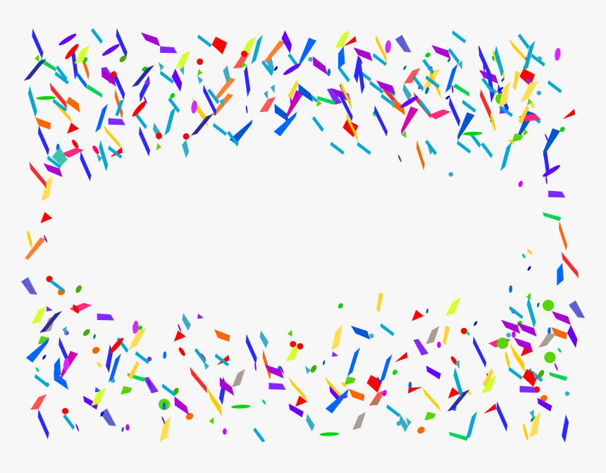 Transparent Background Confetti Png, Png Download