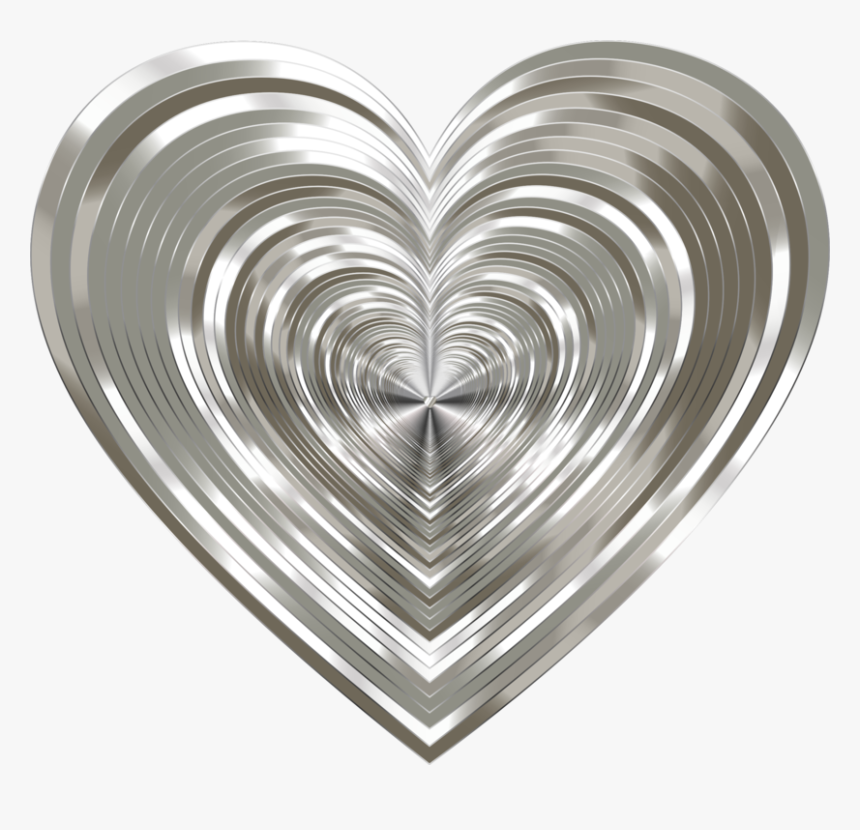 Heart,silver,organ - Heart, HD Png Download