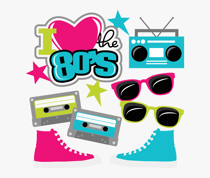 I Love 80s Png - Decoracion Fiesta Tematica De Los 80, Transparent Png