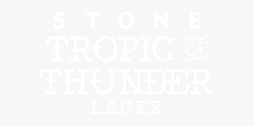 Stone Tropic Of Thunder Lager - Tropic Of Thunder Lager, HD Png Download
