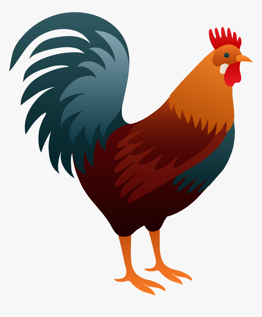 Transparent Roster Clipart - Cock On A Block, HD Png Download