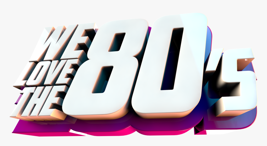 Wl80s-logo - We Love The 80s Cd, HD Png Download
