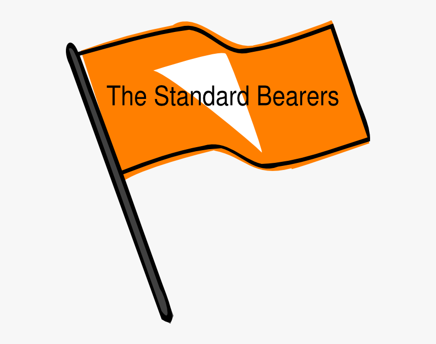 Waving Orange Flag Svg Clip Arts, HD Png Download