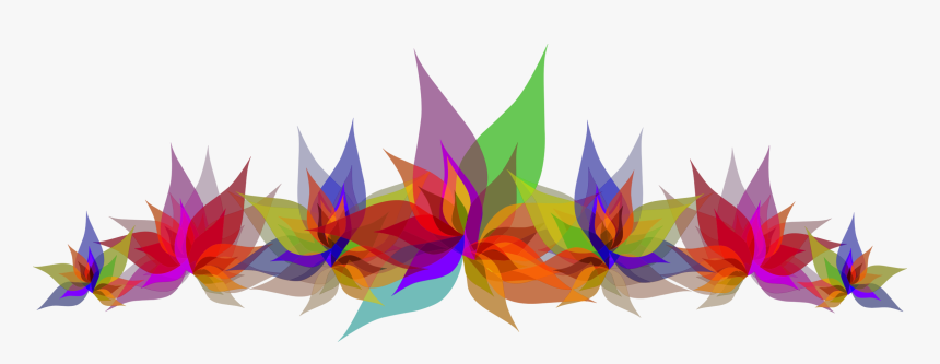 Abstract Designs Flowers Png - Banner Background Design Png, Transparent Png