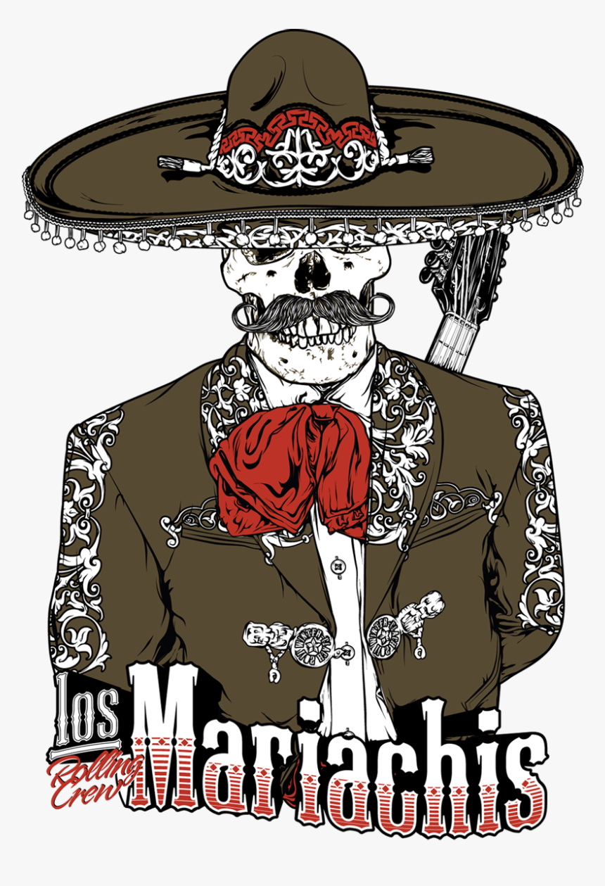 Transparent Mexican Flower Clipart - Calavera Con Traje De Charro, HD Png Download