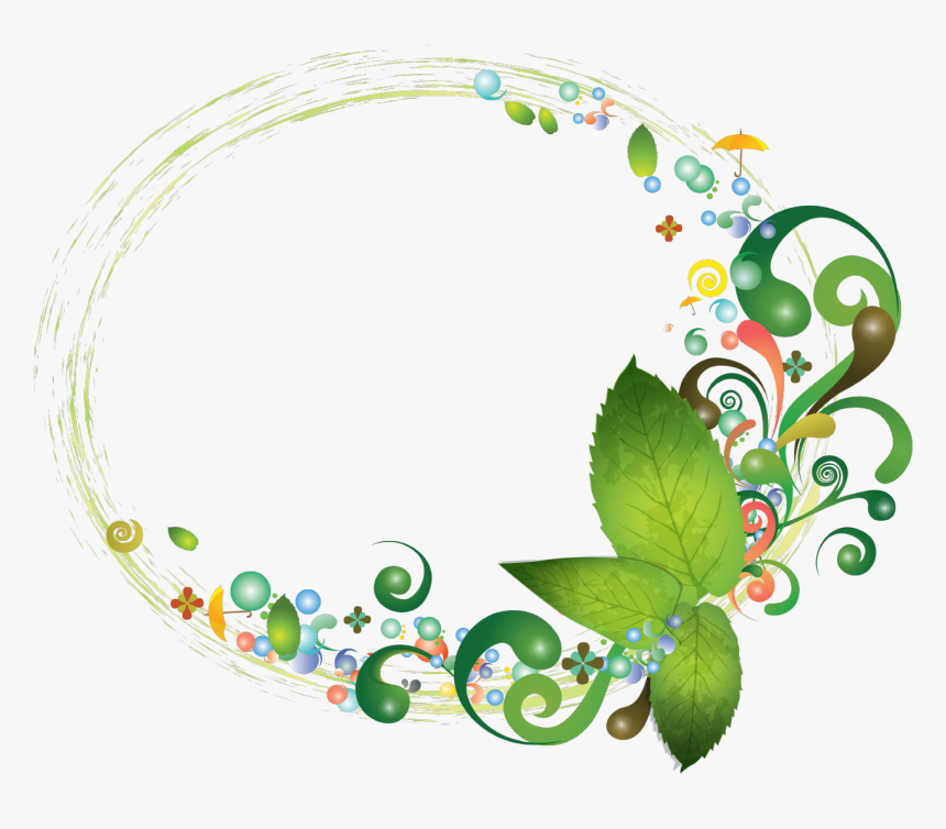 Transparent Png Frames - Png Border Png Floral, Png Download