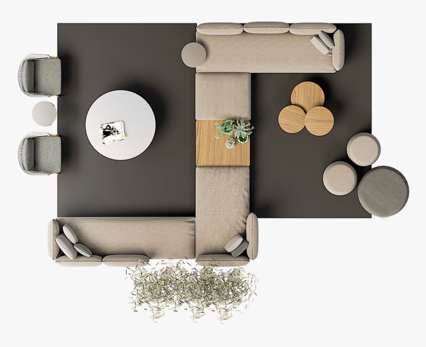 Sofa 3 Mood Club Chairs Outdoor Carpet Circle Png, Transparent Png