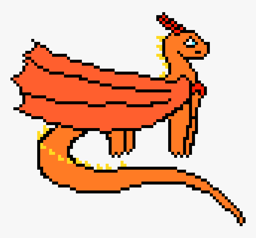 Wings Of Fire Pixel Art, HD Png Download