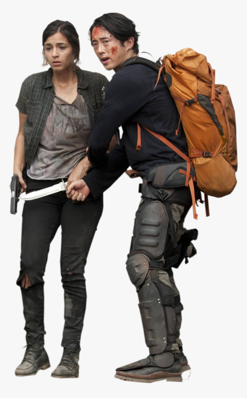 Walking Dead Tara And Glenn, HD Png Download