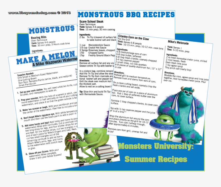Monsters University Printables - Monsters University, HD Png Download