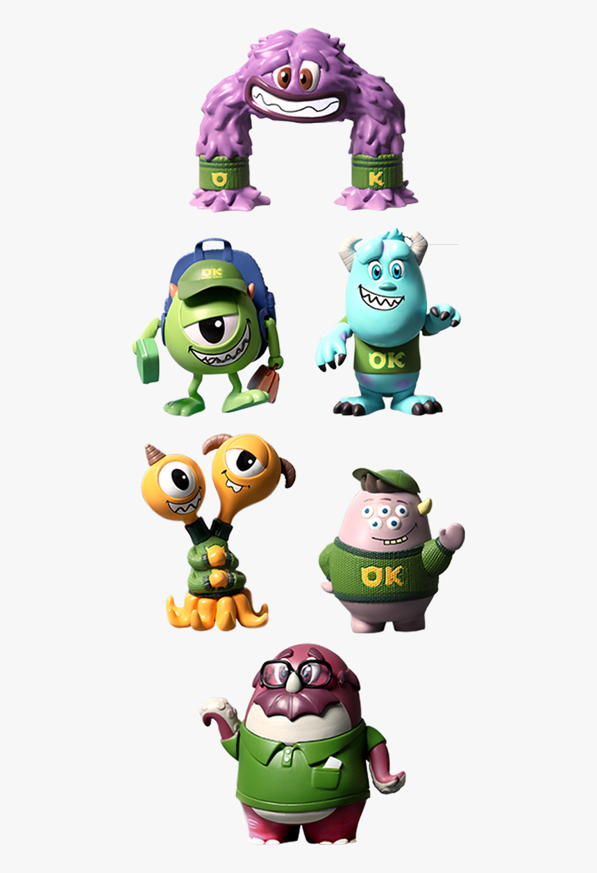 Monsters University Cosbabies Set Of 6 By Hot Toys, HD Png Download