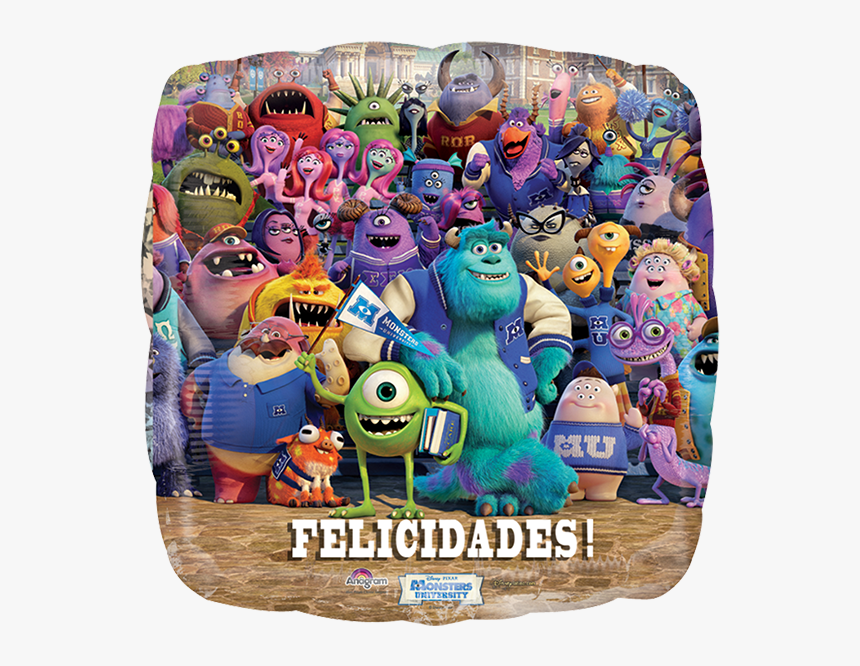 Monster Inc University Personajes, HD Png Download