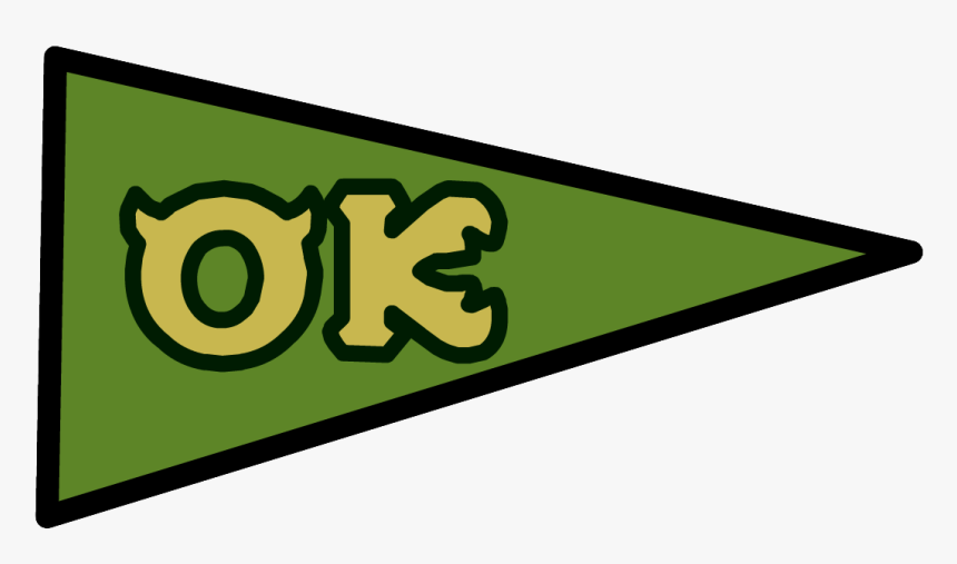 Ok Pennant Furniture Icon Id - Monsters University Ok Flag, HD Png Download