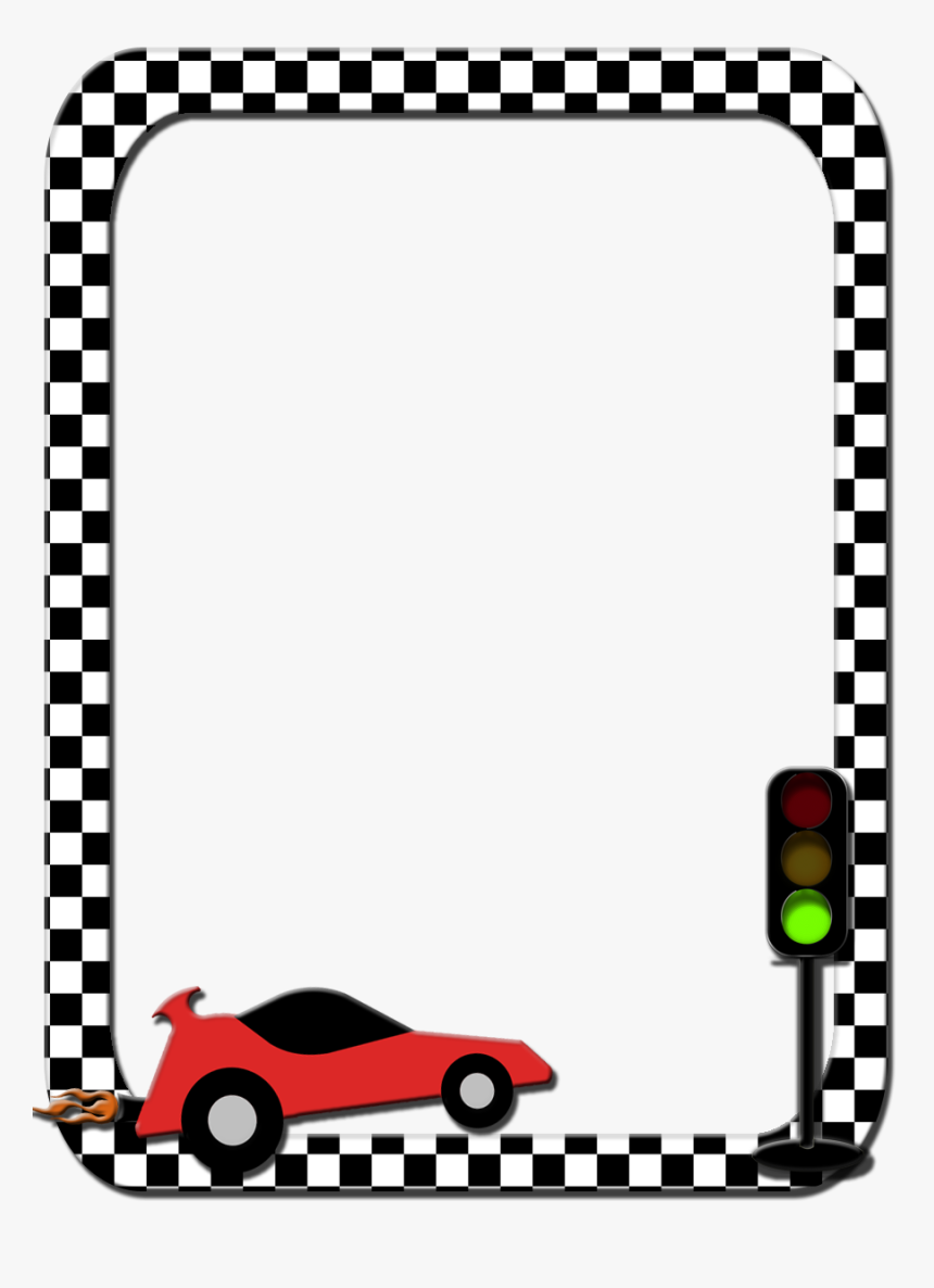Transparent Race Flag Png Race Car Page Border, Png Download