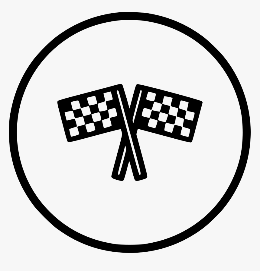 Transparent Race Flags Clipart - Race Car Icon Png, Png Download