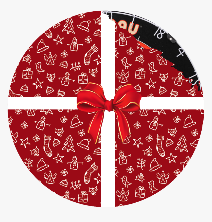 Dart Board Png - Christmas Background Pattern Red, Transparent Png